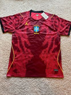 RARE Brazil World Cup Away Red Jersey (Size Large)