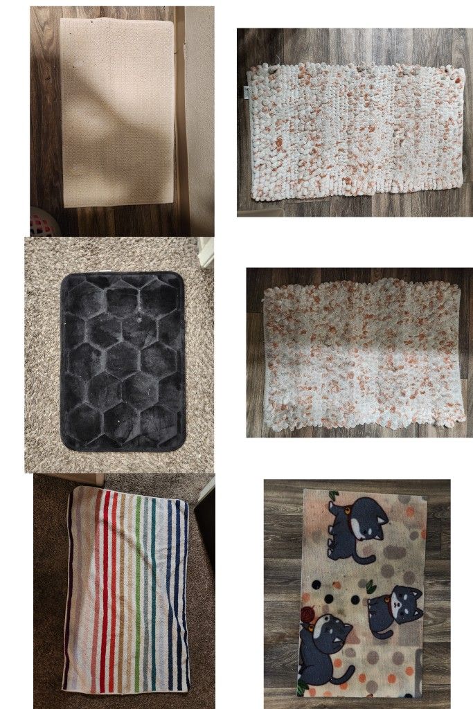 $15 For All 6 Carpets/Rugs