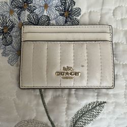 Coach White Wallet 