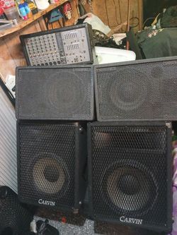 Carvin PA Speaker Cabinets – Set of 4
