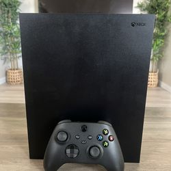 Microsoft Xbox One X Black 1TB Console with Black Xbox Controller
