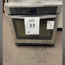 WHIRLPOOL 3.1 CU. FT. 30" SINGLE ELECTRIC WALL OVEN STAINLESS STEEL MODEL WOS51ES4ES00 (NEW NO BOX)