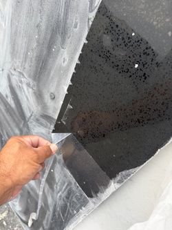 Quartz black with silver speckles