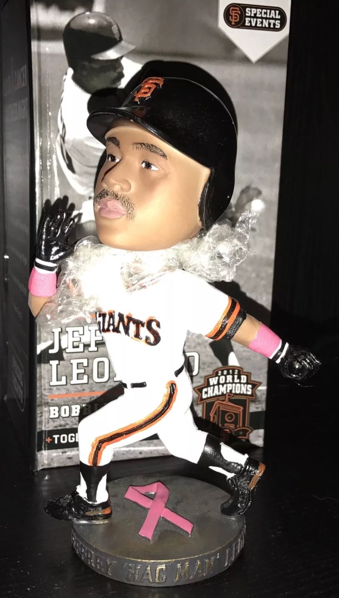 San Francisco Giants Triples Alley VIP Jeffrey Leonard bobblehead