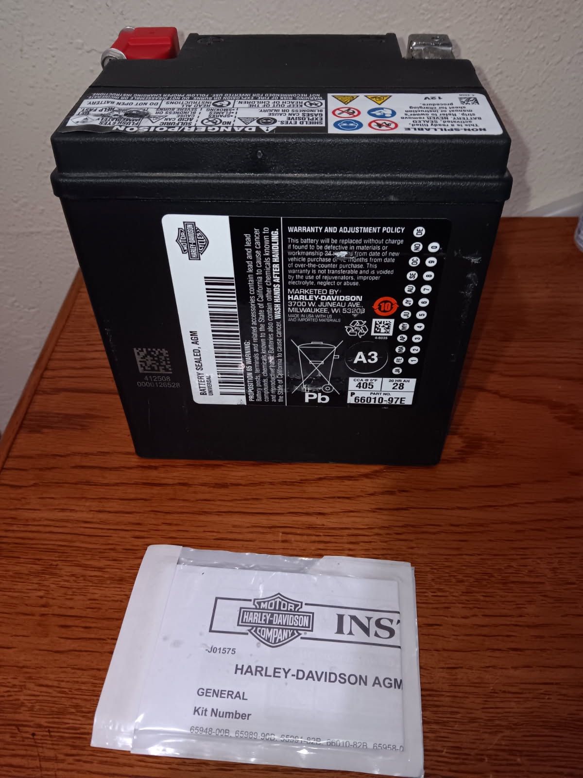Harley Davidson Battery