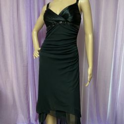 Ruby Rox Junior Medium Black Sequin Formal Dress