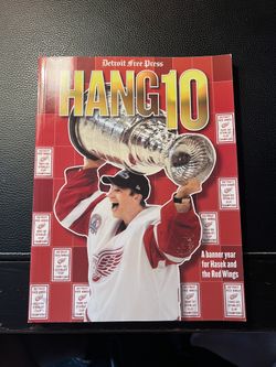 2001-02 Detroit Red Wings Hang 10 Magazine Book Detroit Free Press