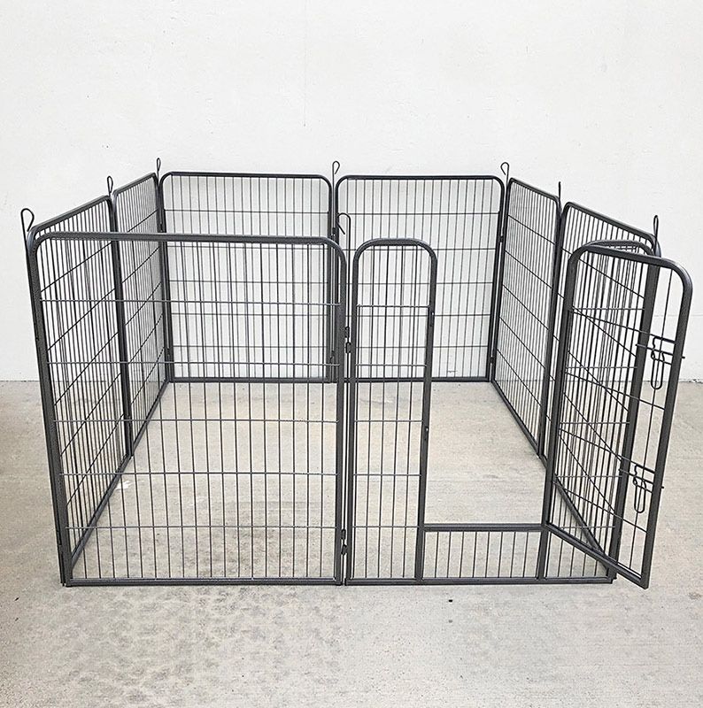 (New in box) $115 Heavy Duty 40” Tall x 32” Wide x 8-Panel Pet Playpen Dog Crate Kennel Exercise Cage Fence Play Pen 