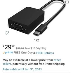 Microsoft Surface USB-C to VGA Adapter