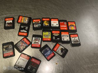 Nintendo Switch Game Cartridges Lot of 18
