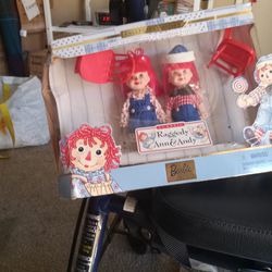 Raggedy  Ann And Andy Dolls