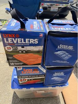 Lynx levelers, for RV.