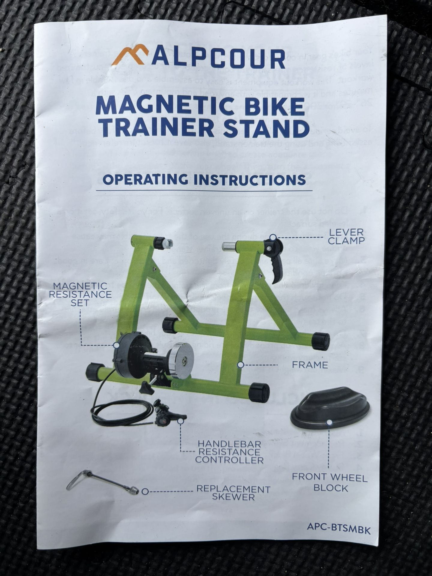 Alpcour Magnetic Bike Trainer