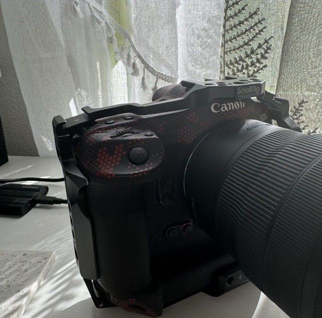Canon EOS R3 w/Skin and Smallrig Cage (lens not include