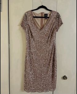 Adrianna Papell Sequin Cocktail Dress size 14 pick up In Gaithersburg md20877