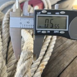 Anchor line 165 ft 1/2”  diameter (Confirmed) 
