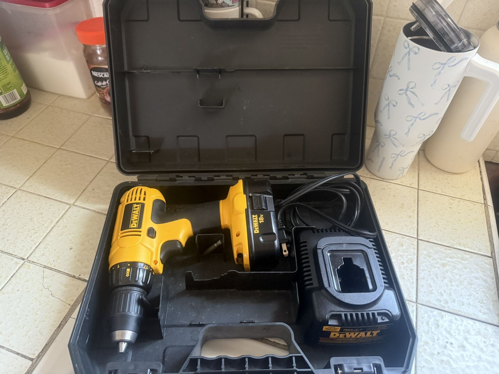 Dewalt Drill With Battery And Case For Sale