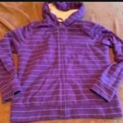 Womens Purple Sweatshirt Size Lrg 