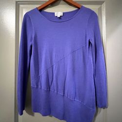Pure Collection 100% Cashmere Sweater – Purple 💜 Luxury Knit (US 4)