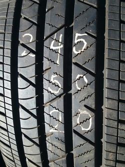 245 50 20 one nearly new continental tire