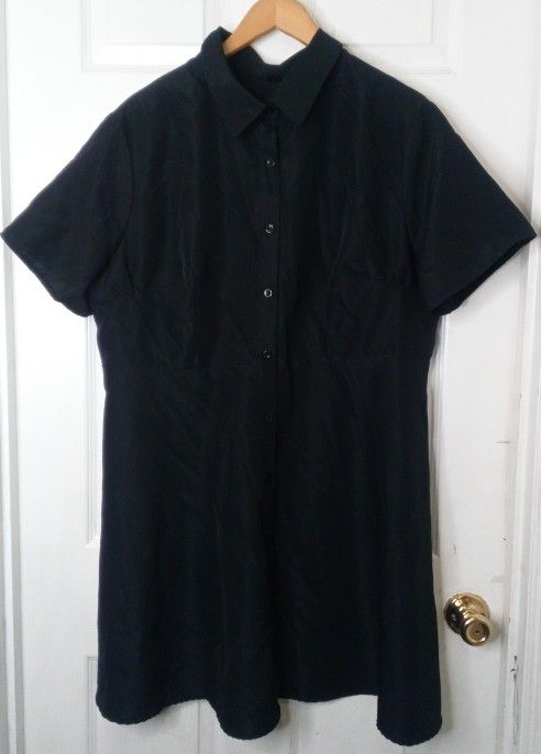 Shein curve black dress for women