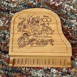NEW Disney 100 Piano Cheese Board 