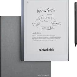 reMarkable - 2 - 10.3” Paper Tablet with Marker Plus and Polymer Weave Book Folio