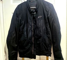 Alpinestars City Collection Womens Medium Motorcycle Jacket Black LUC AIR Coat