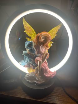 Fantasy Fairy Dragon LED Ring Night Light Lamp