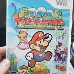 Nintendo wii Super Paper Mario excellent condition
Works perfectly 