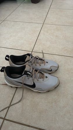 Nike fast flex Baseball Cleats Gray/Black Size 8.5