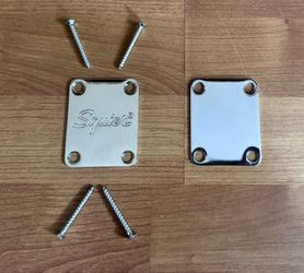 Squier and Blank Neck Plate For Fender