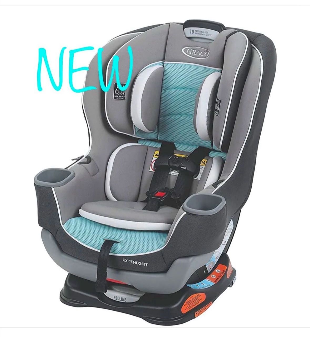 NEW! GRACO EXTEND2FIT NEW CAR SEAT