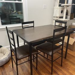 Table And 4 Chairs