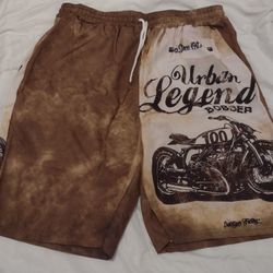 New Men's Motorcycle Large Shorts