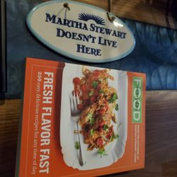 Martha Stewart Cookbook With Plaque