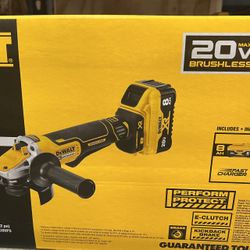 Dewalt 20v XR 4-1/2 Angle Grinder 