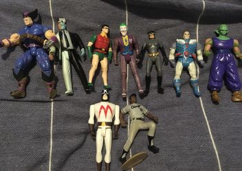Vintage Toy Collection. Wolverine. Dragonball Z. DC Batman. Bo Jackson . Speed Racer.