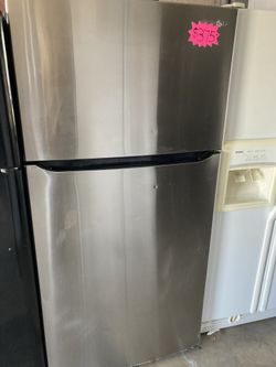 LG Stainless Steel Top And Bottom Refrigerator And Repair
