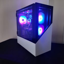 All Around Gaming PC Bundle With Monitor RTX 3060 Liquid Cooling