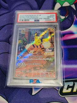 Pokemon Detective Pikachu Japanese Promo PSA 10