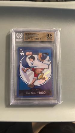 One Piece Luffy Dodgers x One Piece Night Promo Card