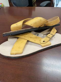 Huaraches de piel exotica original