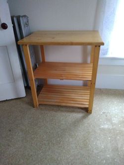 Sturdy Shelf Table