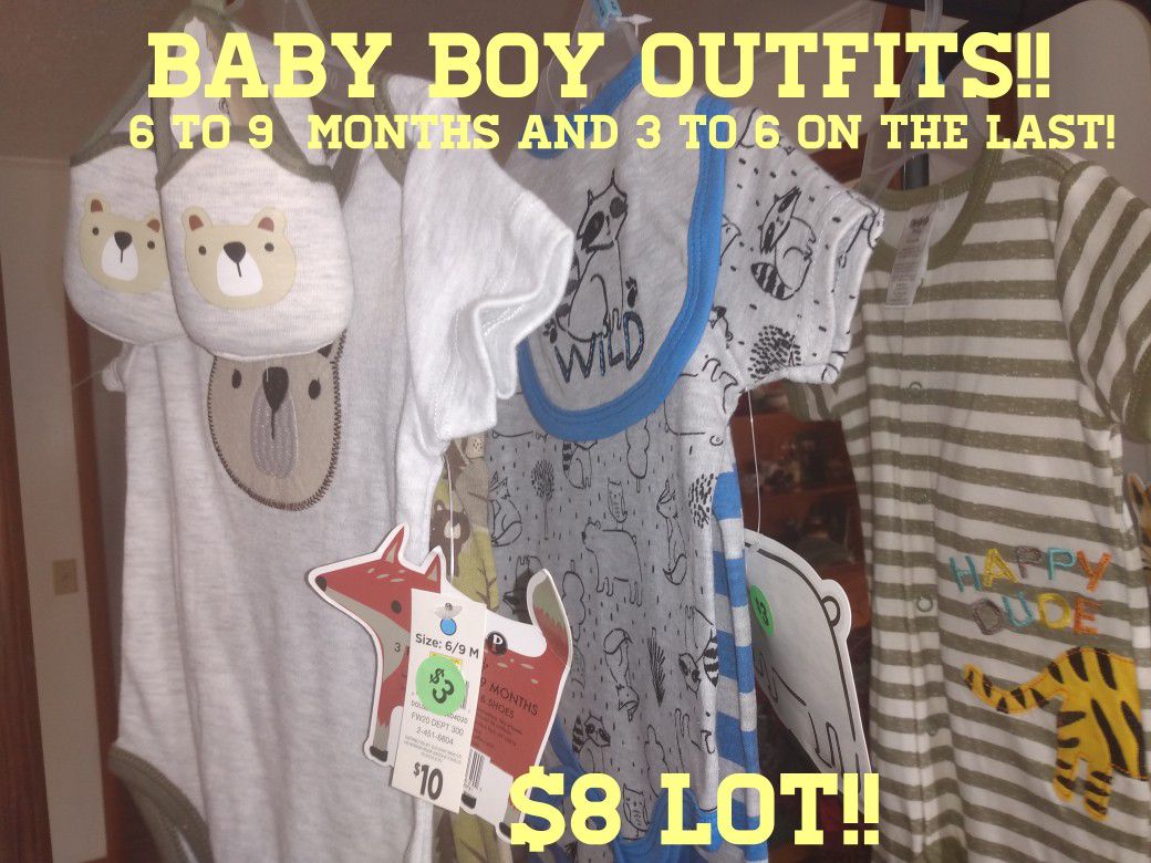 Baby Boys Outfits 3 In The Lot