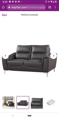 Almost new leather sofa