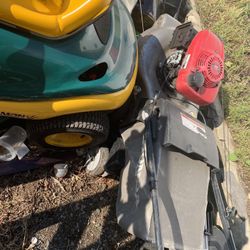 2 Honda Push Mowers 