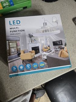 LED Multi-Function Fan Light – Screw-In Socket Ceiling Fan