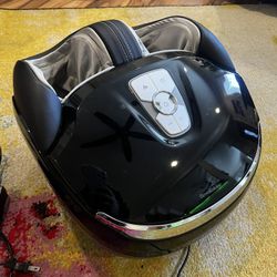 Brookstone Shiatsu Foot Massager w/ Heat & Air Compression – Like New 