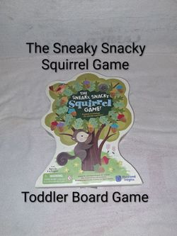 The Sneaky Snacky Squirrel Game Toddler Board Game In Excellent Condition (Is Complete Nothing Missing)